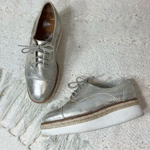 Kurt Geiger Silver Platform Sneakers